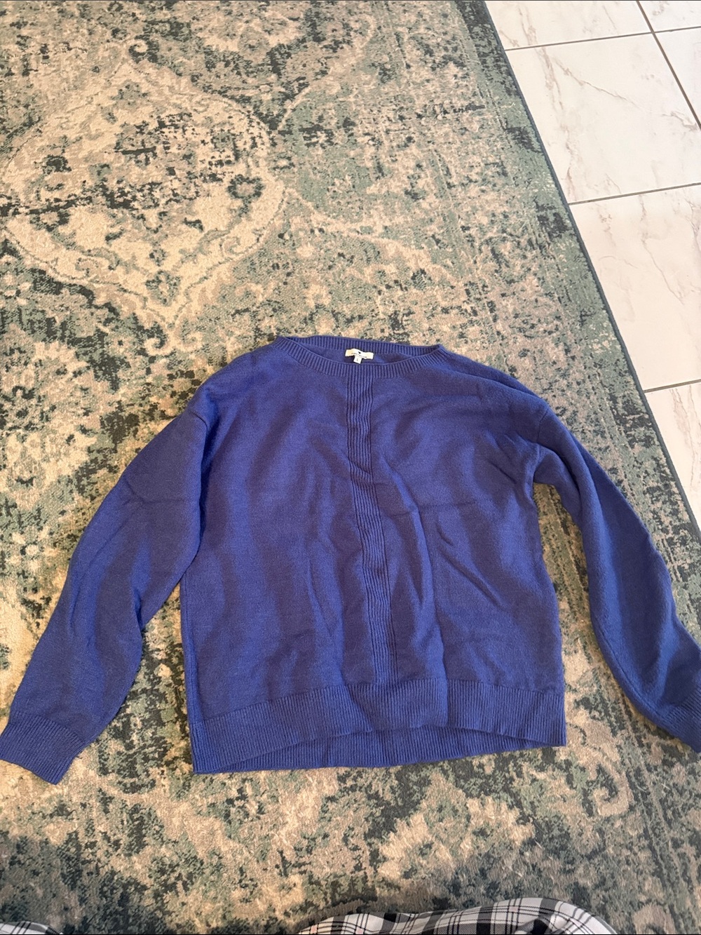Classic Crewneck Sweater in Royal Blue